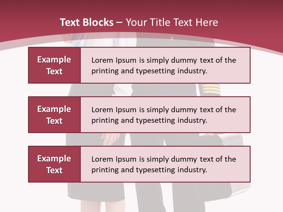 Pilot Rank Flying PowerPoint Template