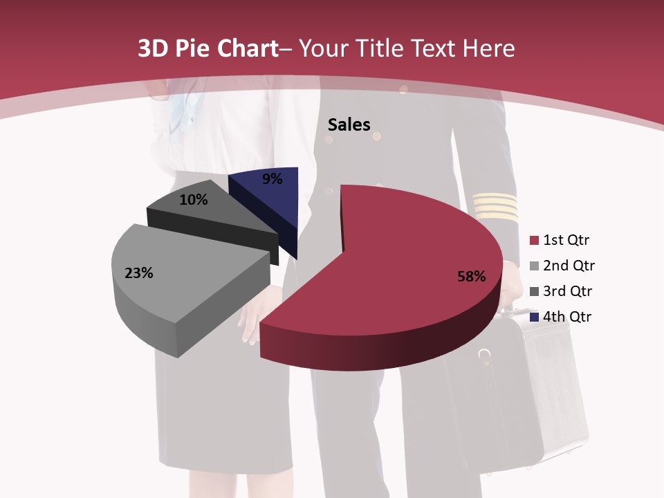 Pilot Rank Flying PowerPoint Template