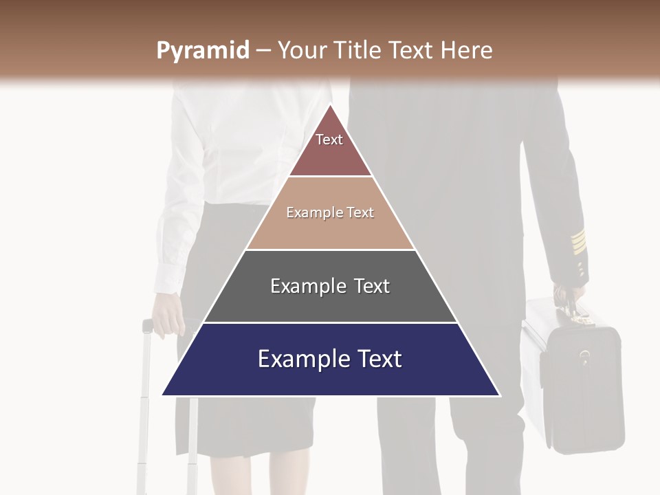 Men Stripes Baggage PowerPoint Template