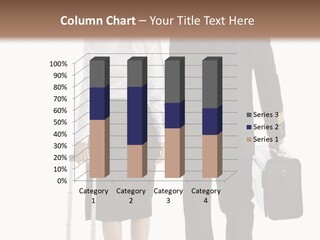 Men Stripes Baggage PowerPoint Template