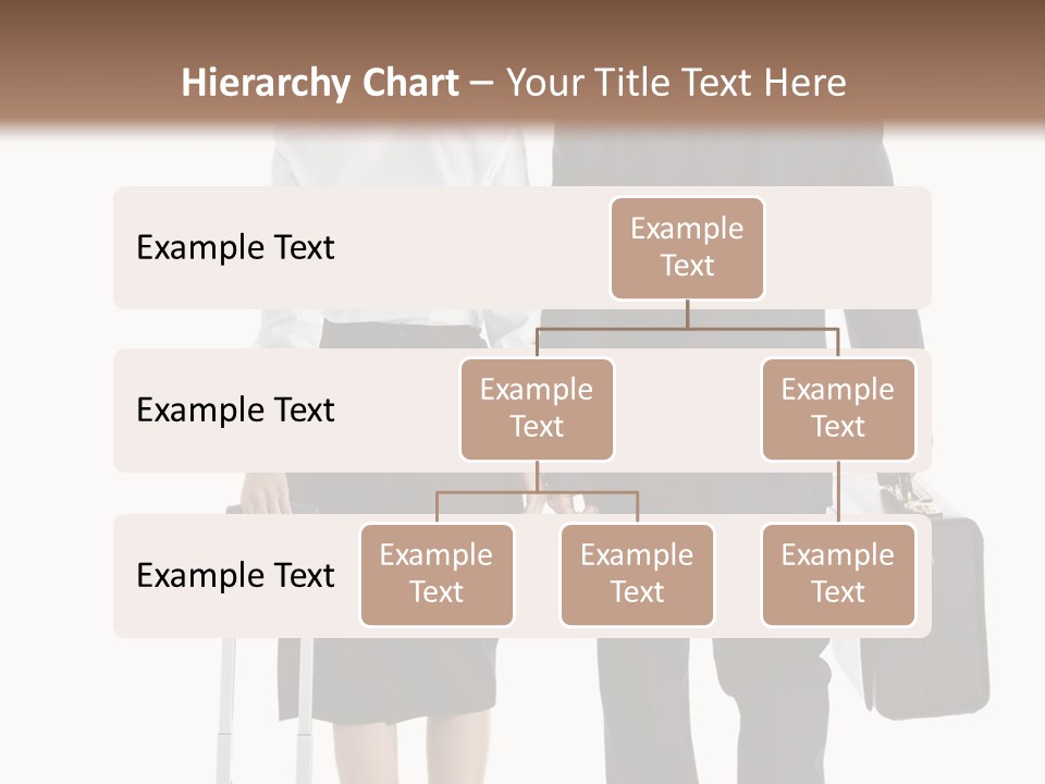 Men Stripes Baggage PowerPoint Template