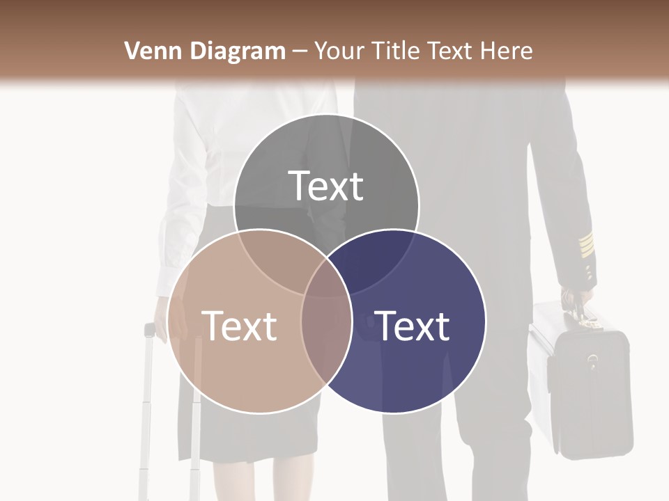 Men Stripes Baggage PowerPoint Template