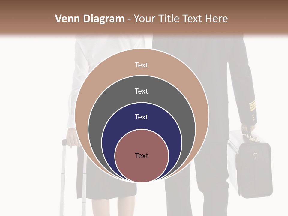 Men Stripes Baggage PowerPoint Template