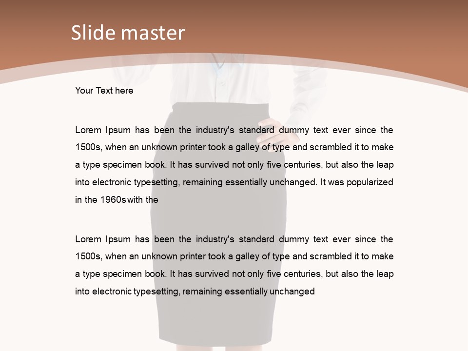 Smiling Hat Plane PowerPoint Template