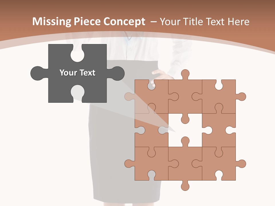 Smiling Hat Plane PowerPoint Template