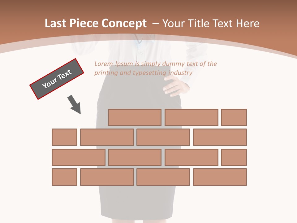 Smiling Hat Plane PowerPoint Template