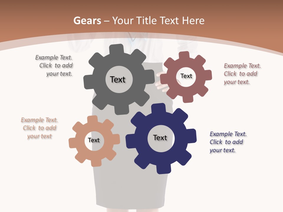 Smiling Hat Plane PowerPoint Template