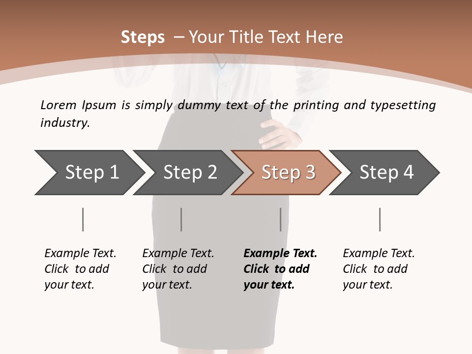 Smiling Hat Plane PowerPoint Template
