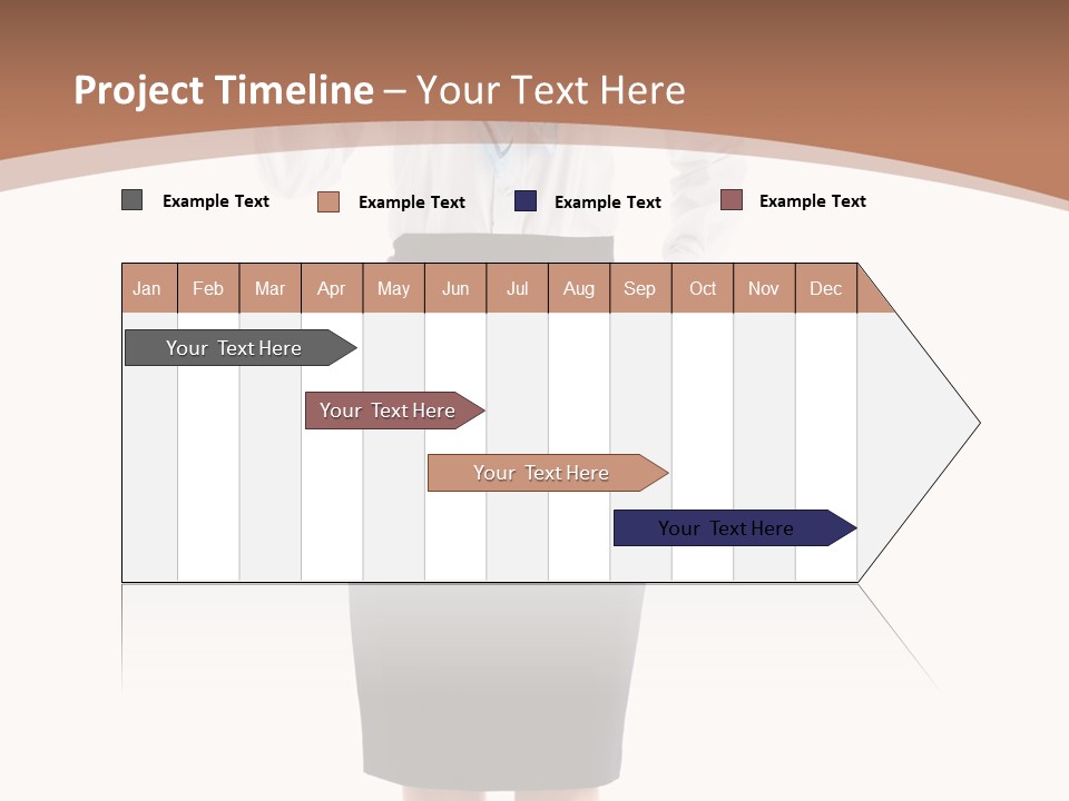 Smiling Hat Plane PowerPoint Template