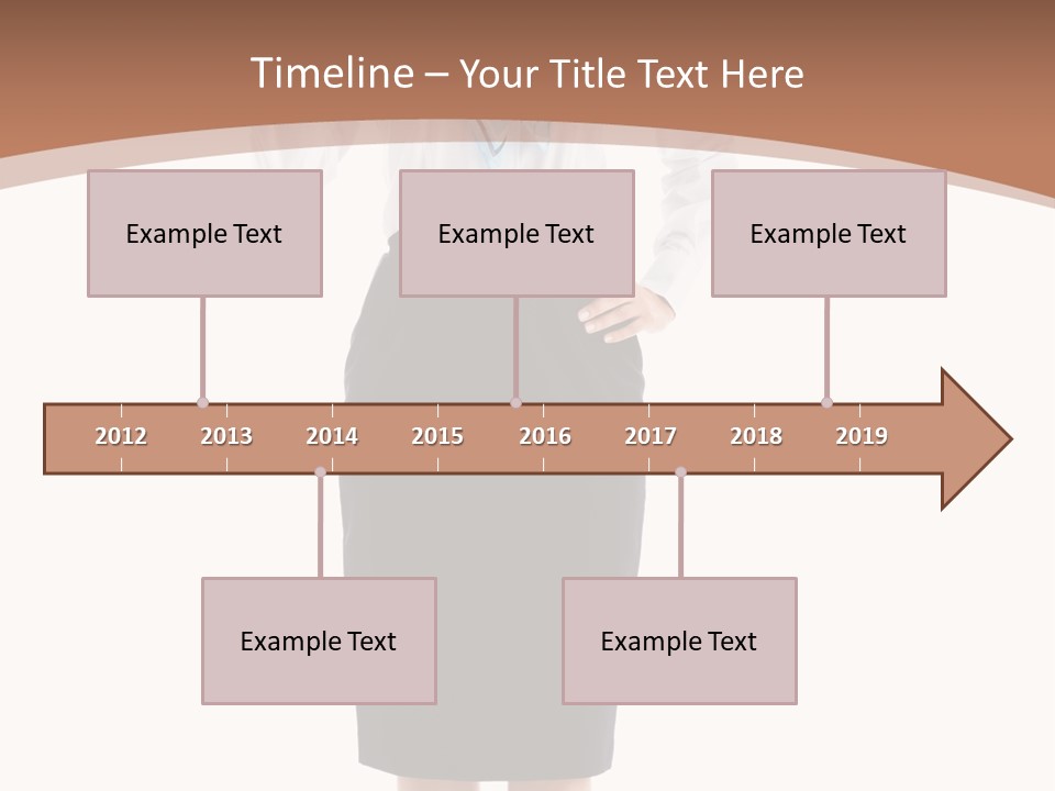 Smiling Hat Plane PowerPoint Template