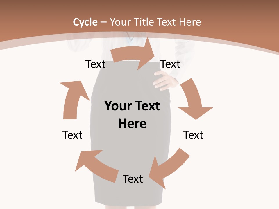 Smiling Hat Plane PowerPoint Template