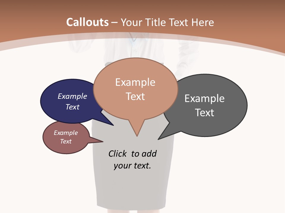 Smiling Hat Plane PowerPoint Template