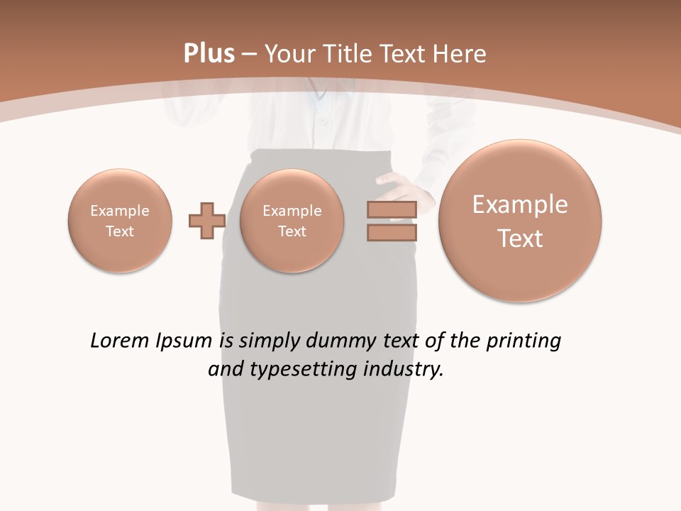Smiling Hat Plane PowerPoint Template