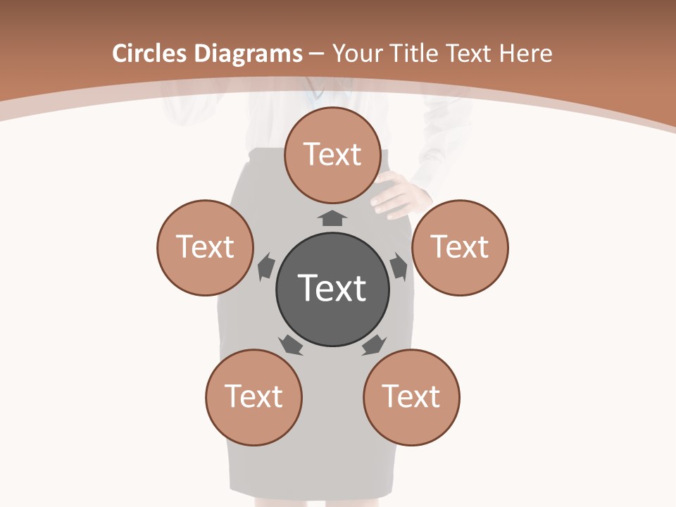 Smiling Hat Plane PowerPoint Template