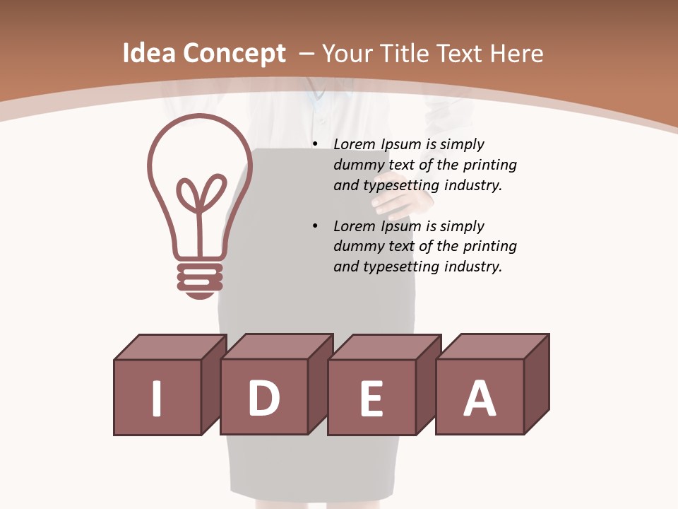 Smiling Hat Plane PowerPoint Template