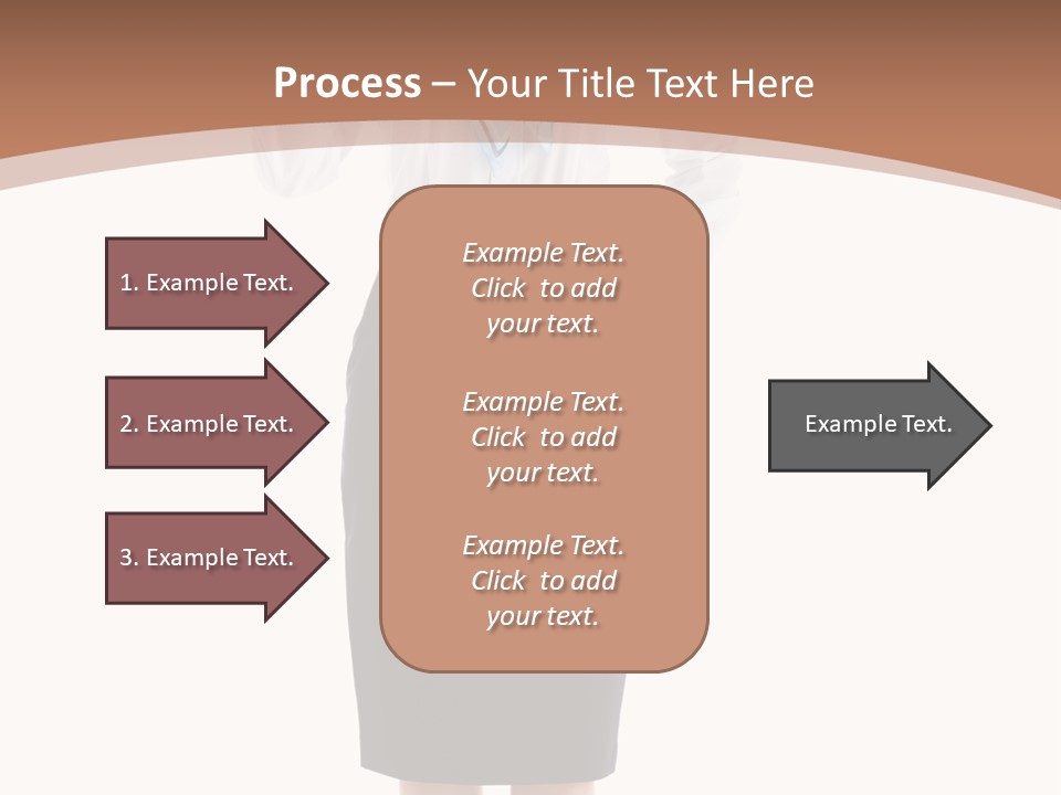 Smiling Hat Plane PowerPoint Template