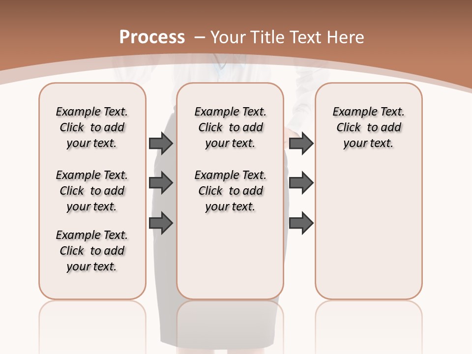 Smiling Hat Plane PowerPoint Template