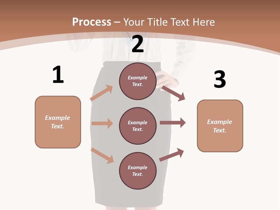 Smiling Hat Plane PowerPoint Template