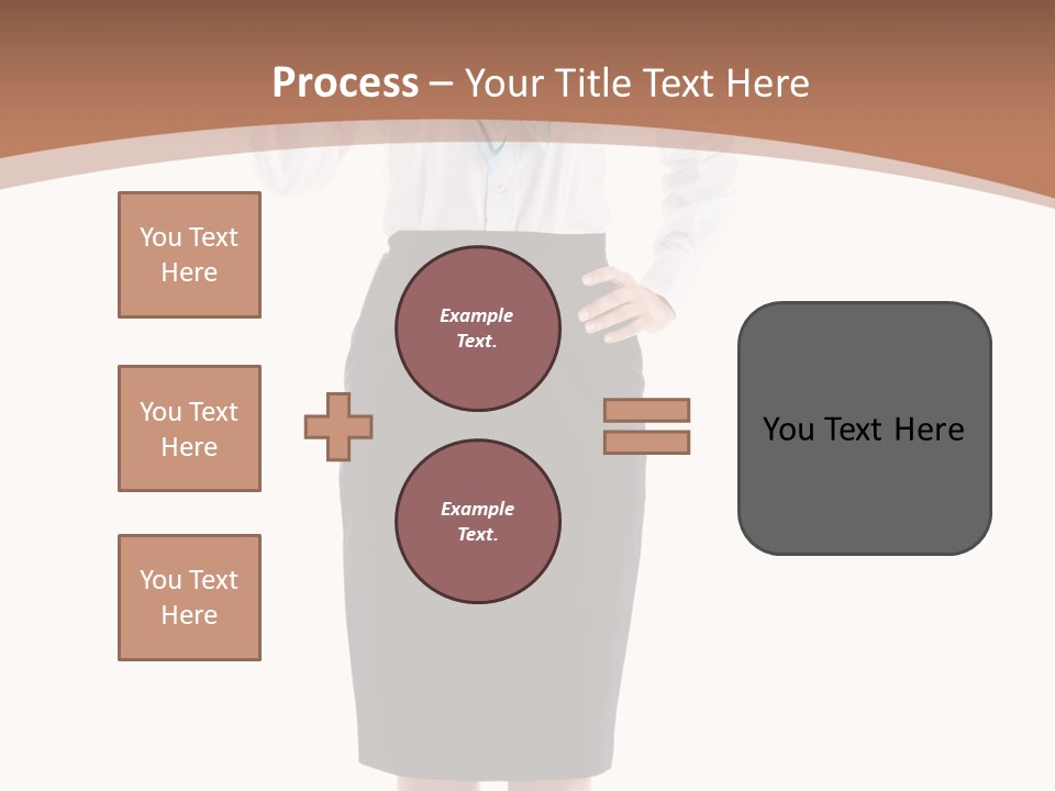 Smiling Hat Plane PowerPoint Template