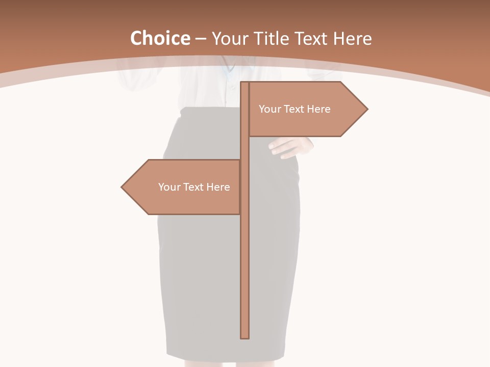 Smiling Hat Plane PowerPoint Template