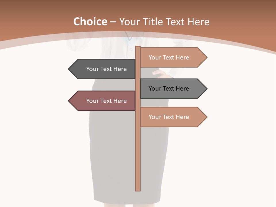 Smiling Hat Plane PowerPoint Template