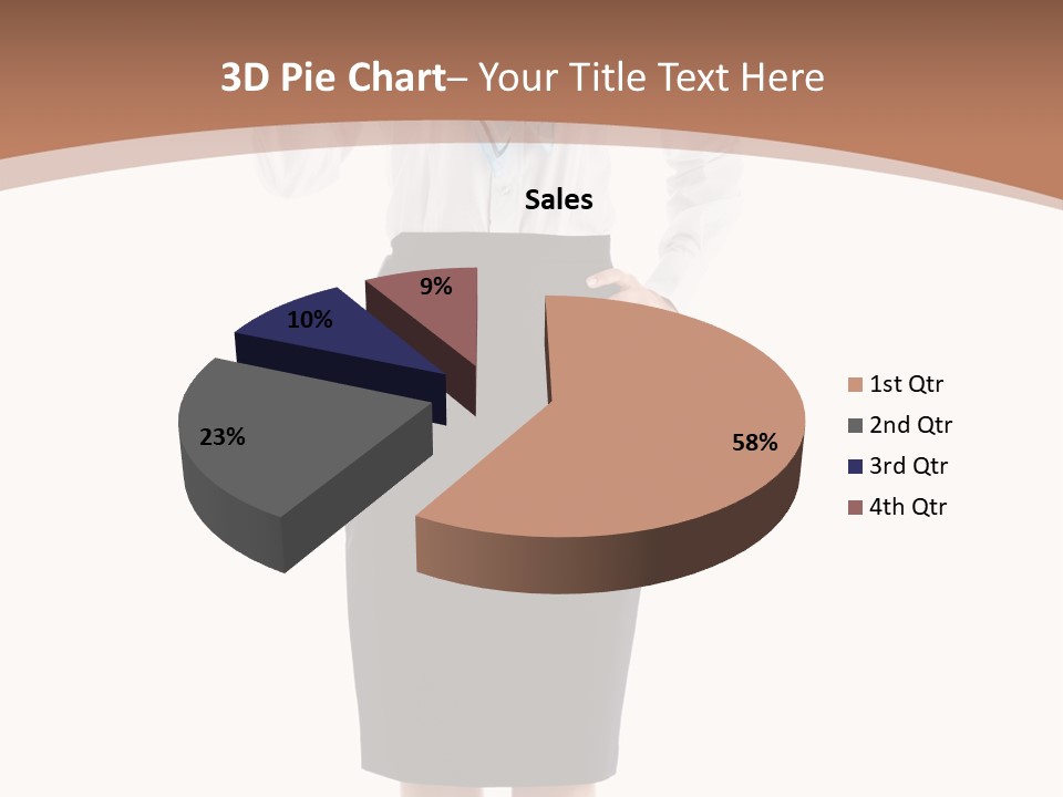 Smiling Hat Plane PowerPoint Template