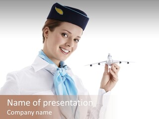 Forage Cap Air Model PowerPoint Template