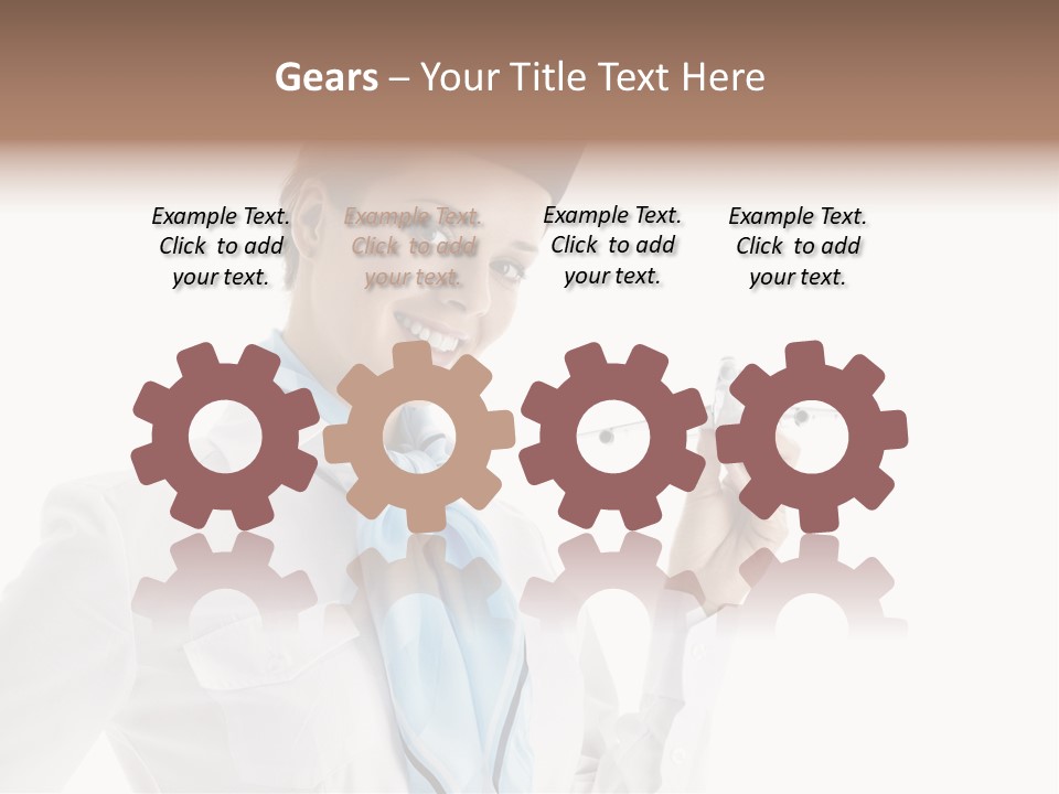 Forage Cap Air Model PowerPoint Template