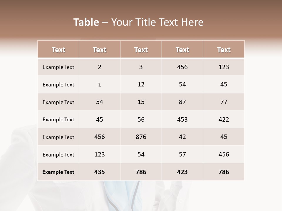 Forage Cap Air Model PowerPoint Template