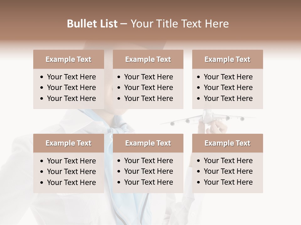 Forage Cap Air Model PowerPoint Template