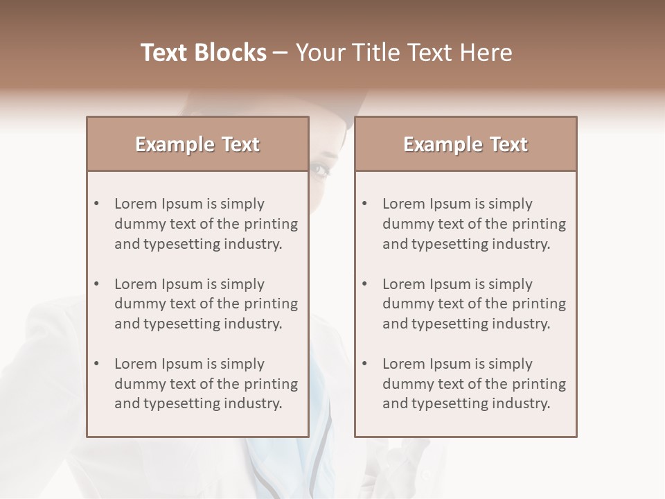 Forage Cap Air Model PowerPoint Template