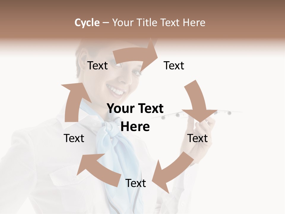 Forage Cap Air Model PowerPoint Template
