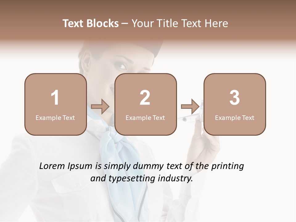 Forage Cap Air Model PowerPoint Template