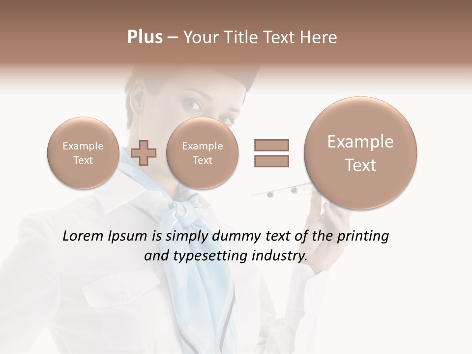 Forage Cap Air Model PowerPoint Template