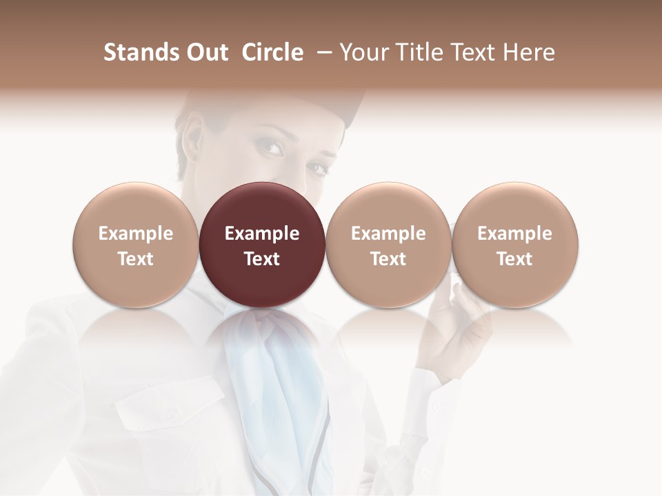 Forage Cap Air Model PowerPoint Template