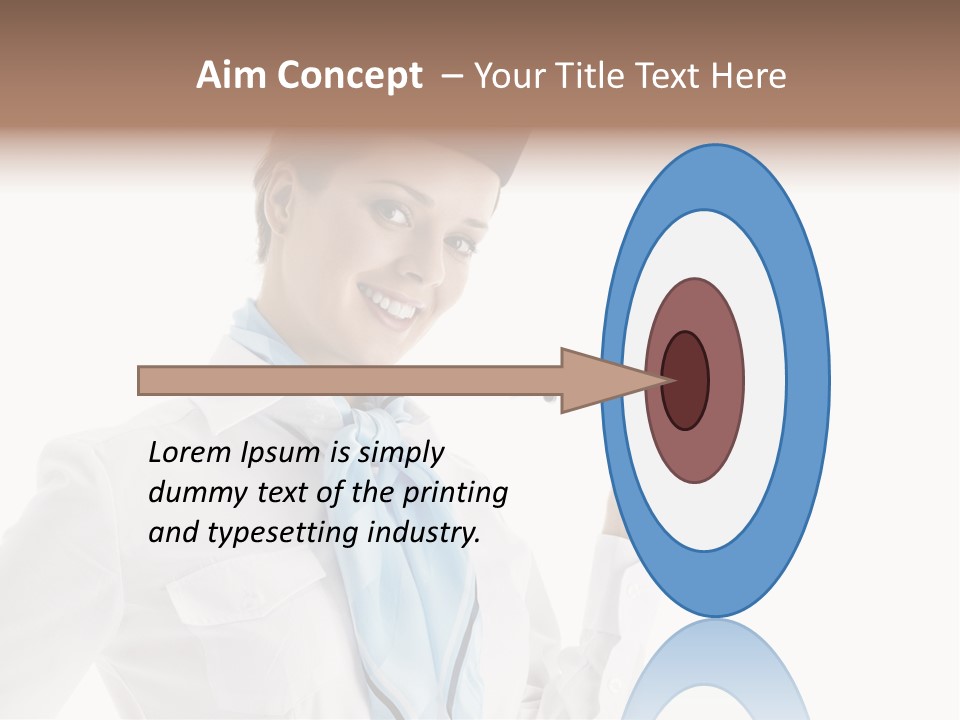 Forage Cap Air Model PowerPoint Template