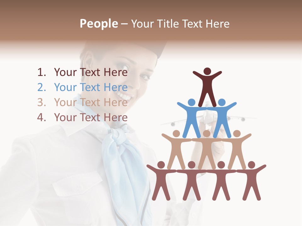 Forage Cap Air Model PowerPoint Template