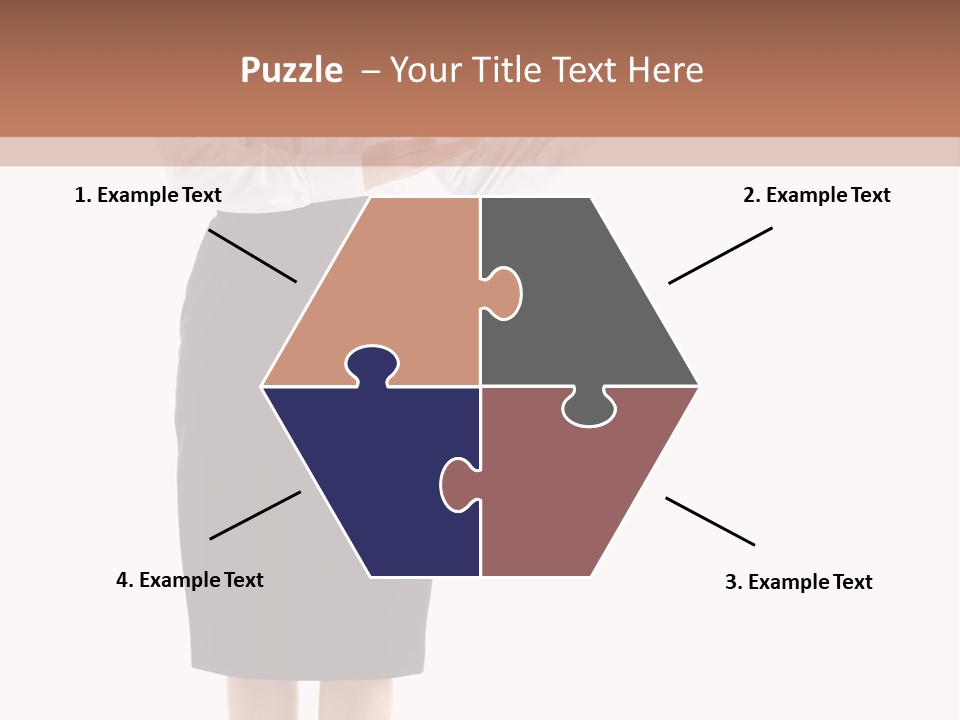 Mature Smiling Isolated PowerPoint Template