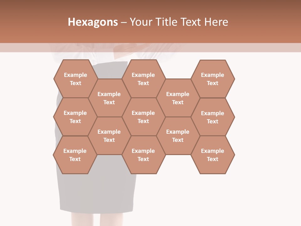 Mature Smiling Isolated PowerPoint Template