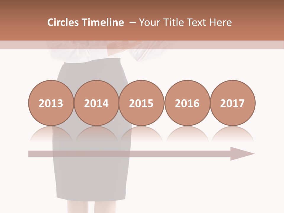 Mature Smiling Isolated PowerPoint Template