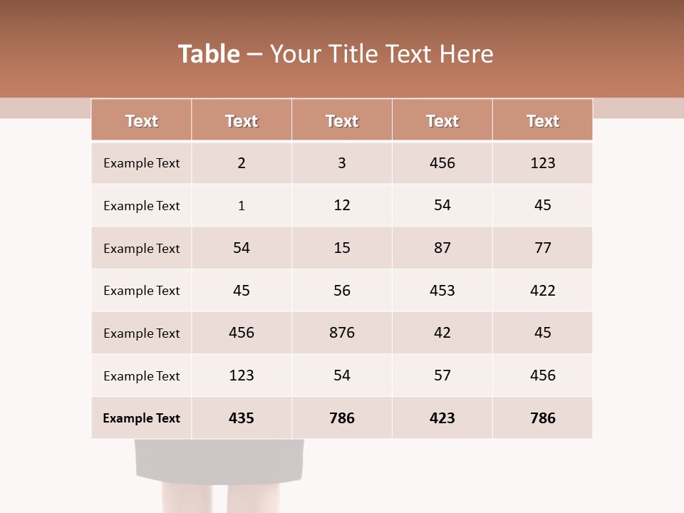 Mature Smiling Isolated PowerPoint Template