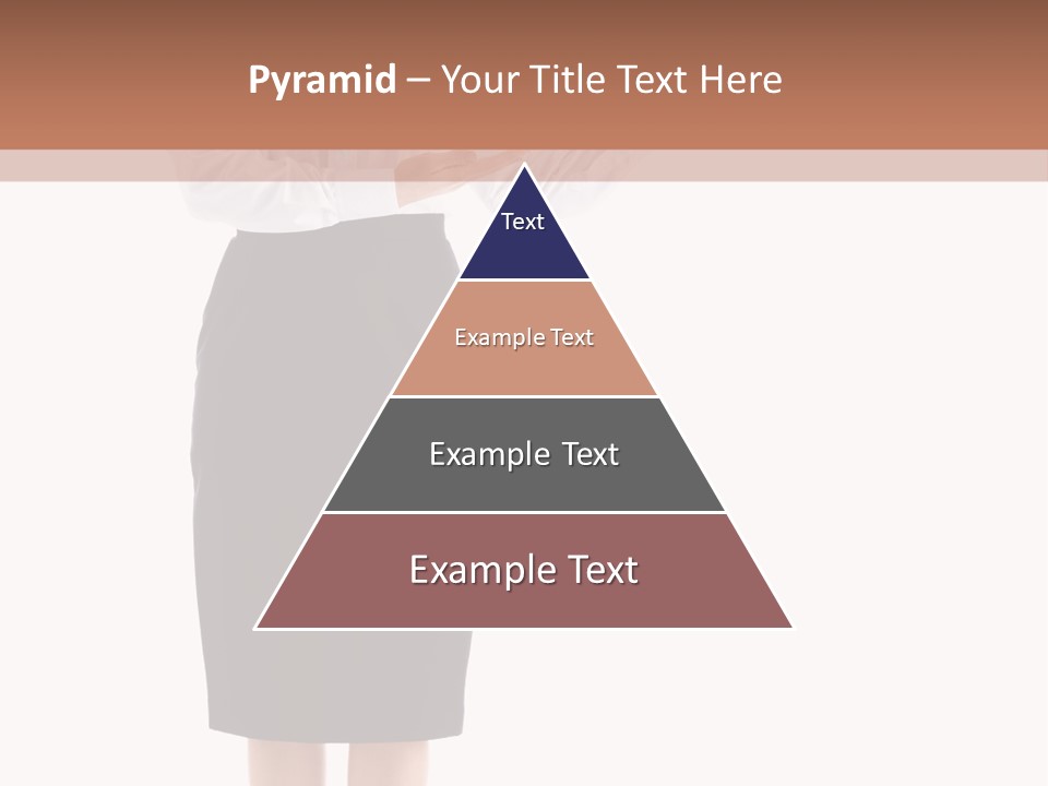 Mature Smiling Isolated PowerPoint Template