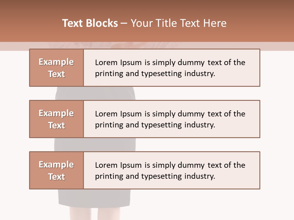 Mature Smiling Isolated PowerPoint Template