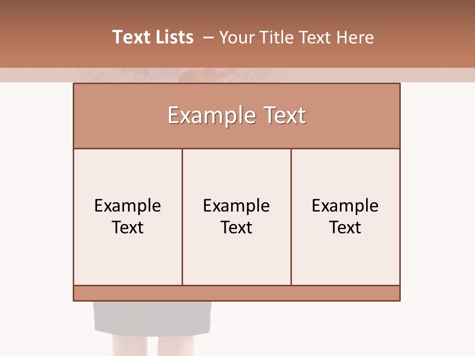 Mature Smiling Isolated PowerPoint Template