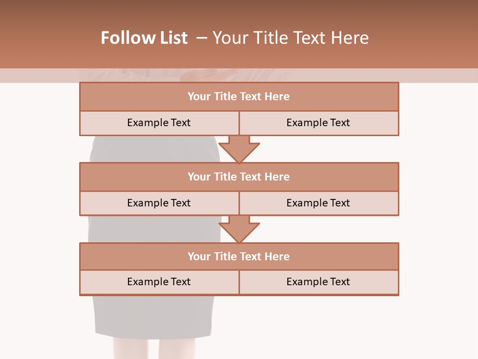 Mature Smiling Isolated PowerPoint Template