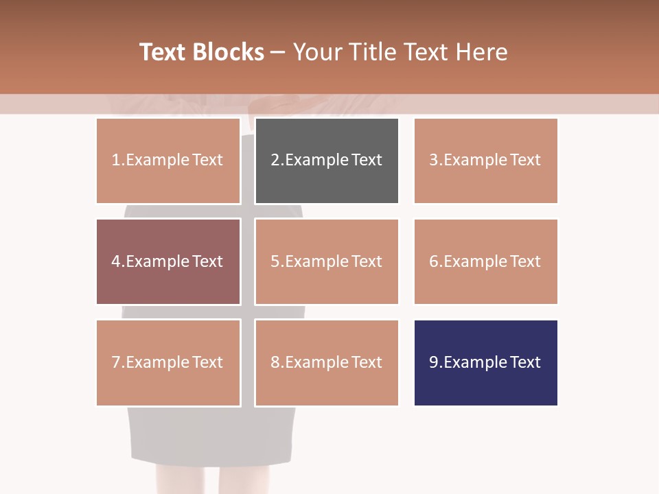 Mature Smiling Isolated PowerPoint Template