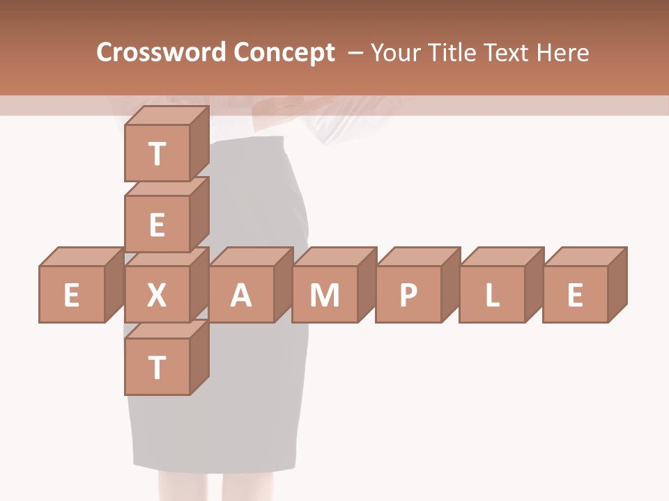 Mature Smiling Isolated PowerPoint Template