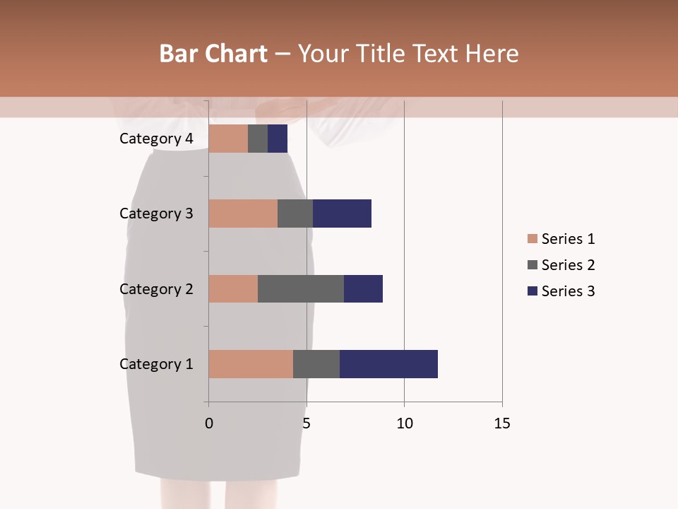 Mature Smiling Isolated PowerPoint Template