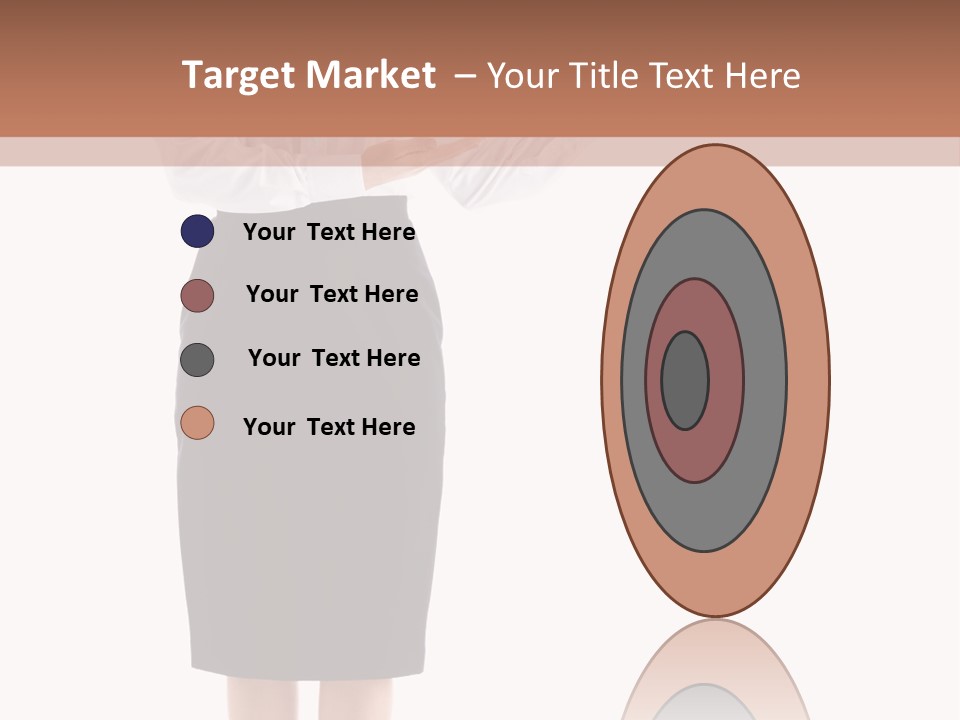 Mature Smiling Isolated PowerPoint Template