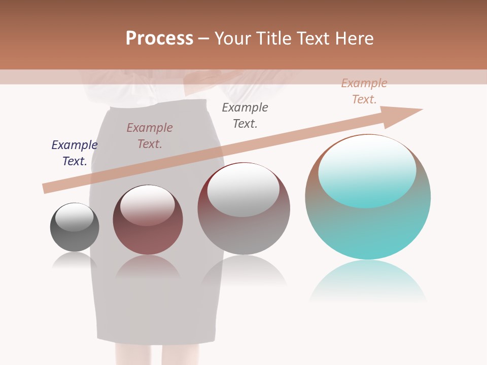 Mature Smiling Isolated PowerPoint Template